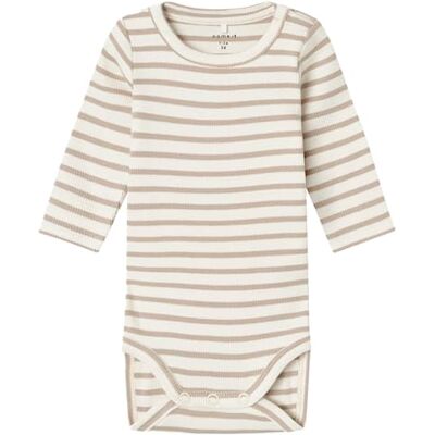 NAME IT NBNBANI LS Body Noos, Body a Maniche Lunghe Bambino Unisex, Pure Cashmere, NAME IT NBNBANI LS Body Noos, Body a Maniche Lunghe Bambino Unisex, Pure Cashmere,