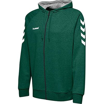 Hummel HMLGO Kids Cotton Zip Hoodie Color: Evergreen_Talla: 116 Hummel HMLGO Kids Cotton Zip Hoodie Color: Evergreen_Talla: 116