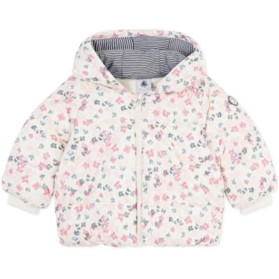 Petit Bateau 05 Piumino per neonata, stampa 05, confezione da 1, Ecru multicolore, 6 mesi Petit Bateau 05 Piumino per neonata, stampa 05, confezione da 1, Ecru multicolore, 6 mesi