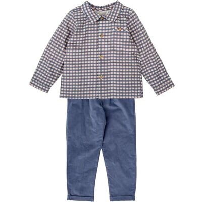 BABIDU Set per bambini a due pezzi, in cotone, design morbido e traspirante, ideale per neonato, uso quotidiano BABIDU Set per bambini a due pezzi, in cotone, design morbido e traspirante, ideale per neonato, uso quotidiano