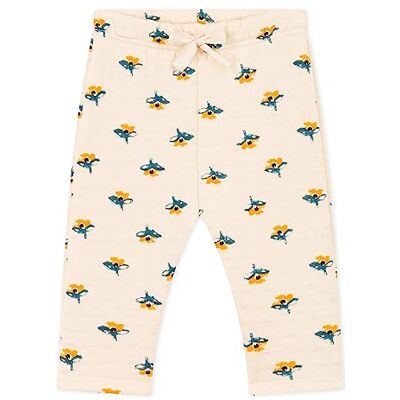 Petit Bateau , Pantaloni Bimba 0-24, Bianco Avalanche/Multicolore, 3 anni Petit Bateau , Pantaloni Bimba 0-24, Bianco Avalanche/Multicolore, 3 anni