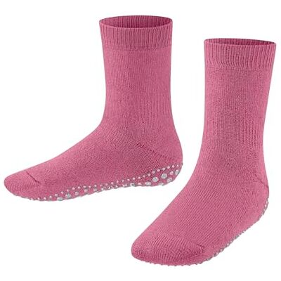 Falke Catspads K Hp cotone lana con suola in gomma 1 paire, Calze da casa Unisex Bambini, Rosa Tea Rose 8847, 27-30 Falke Catspads K Hp cotone lana con suola in gomma 1 paire, Calze da casa Unisex Bambini, Rosa Tea Rose 8847, 27-30