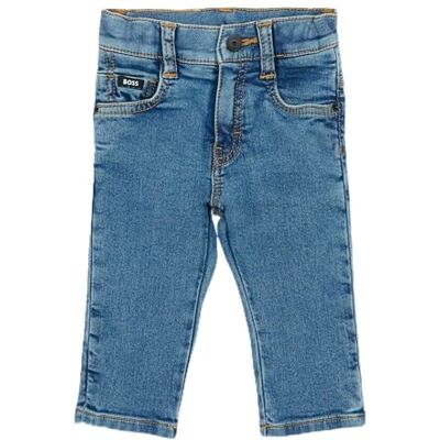 Boss Denim Trousers Baby Boys, Blue, Blu, 12 Mesi Boss Denim Trousers Baby Boys, Blue, Blu, 12 Mesi