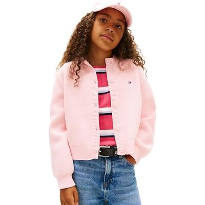 Tommy Hilfiger Cardigan in Ciniglia Bambina KG0KG08953 Cardigan Maglione, Rosa (Duchessa Rosa), 12 Anni, Rosa (Rosa Duchessa), 12 Anni Tommy Hilfiger Cardigan in Ciniglia Bambina KG0KG08953 Cardigan Maglione, Rosa (Duchessa Rosa), 12 Anni, Rosa (Rosa Duchessa), 12 Anni