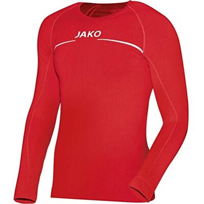 JAKO , Confortevole Maglia a Maniche Lunghe, Bambini, 6452, Rot, 116/128 JAKO , Confortevole Maglia a Maniche Lunghe, Bambini, 6452, Rot, 116/128