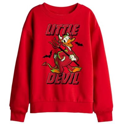 Disney Donald Duck Little Devil Kids Sweatshirt, Red Pullover Unisex Bambini e Ragazzi (Pacco da 1) Disney Donald Duck Little Devil Kids Sweatshirt, Red Pullover Unisex Bambini e Ragazzi (Pacco da 1)
