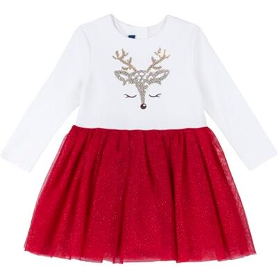 Chicco Vestiti Natale Bambina e Ragazza, Rosso (1), 4 Anni, Designed in Italy Chicco Vestiti Natale Bambina e Ragazza, Rosso (1), 4 Anni, Designed in Italy