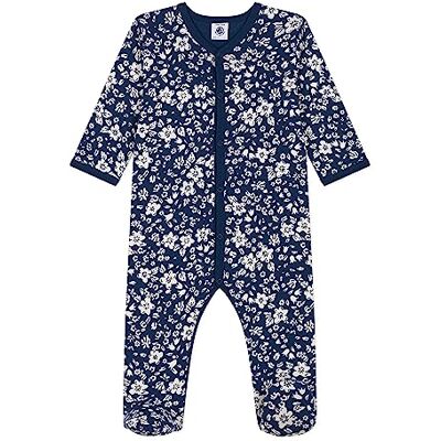 Petit Bateau , Pigiama dormi bene Bimba 0-24, Blu Incognito/Bianco Marshmallow, 18 mesi Petit Bateau , Pigiama dormi bene Bimba 0-24, Blu Incognito/Bianco Marshmallow, 18 mesi