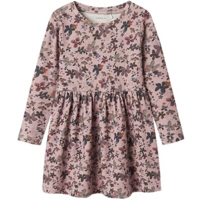NAME IT Nmfnaline LS Dress, Lilla Burnished, 98 cm Bambina NAME IT Nmfnaline LS Dress, Lilla Burnished, 98 cm Bambina