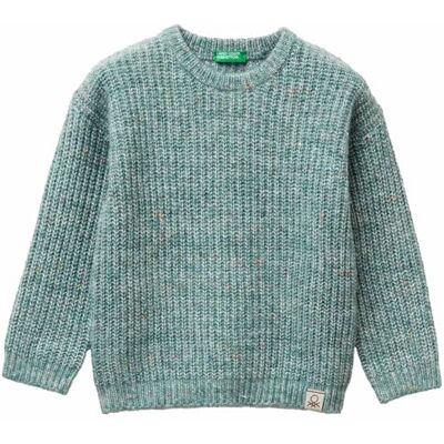 United Colors Of Benetton Maglia G/C M/L Maglione, Grigio, 2 Anni Bambino United Colors Of Benetton Maglia G/C M/L Maglione, Grigio, 2 Anni Bambino