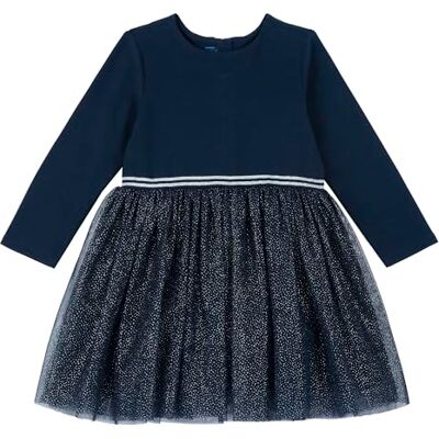 Chicco Vestito A Maniche Lunghe, Vestito Casual Bambine e Ragazze, Blu (1), 5 Anni Chicco Vestito A Maniche Lunghe, Vestito Casual Bambine e Ragazze, Blu (1), 5 Anni