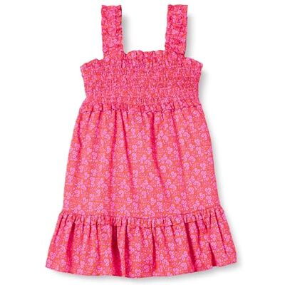 Amazon Essentials Vestito A Canotta in 100% Cotone Bambine e Ragazze, Rosa Shocking Posey Floral, 11-12 Anni Amazon Essentials Vestito A Canotta in 100% Cotone Bambine e Ragazze, Rosa Shocking Posey Floral, 11-12 Anni