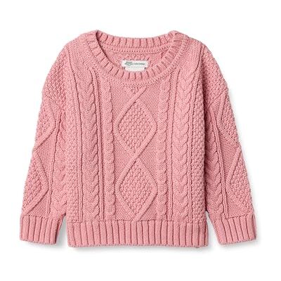 Amazon Essentials x Sofia Grainge Maglione Girocollo con Trecce Bambini e ragazzi, Rosato, 9 anni Amazon Essentials x Sofia Grainge Maglione Girocollo con Trecce Bambini e ragazzi, Rosato, 9 anni