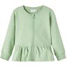 NAME IT NMFDIDDA Sweat Cardi Unb. Maglia di Tuta, Basil, 86 Bambine