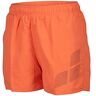 Arena Boys' Beach Short Logo R Swim Trunks, NESPOLA-Asphalt, 8-9 Anni Unisex-Bambini e Ragazzi