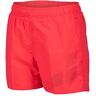 Arena Boys' Beach Short Logo R Swim Trunks, Fluo Red-Dark Olive, 12-13 Anni Unisex-Bambini e Ragazzi