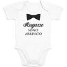 Shirtgeil Body neonato manica corta Ragazze sono arrivato con papillon Regalo neonati 3-6 Mesi Bianco