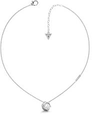 Guess Collana donna Luna Moon phase Acciaio grigio JUBN01190JWRH, Acciaio legato, Acciaio legato