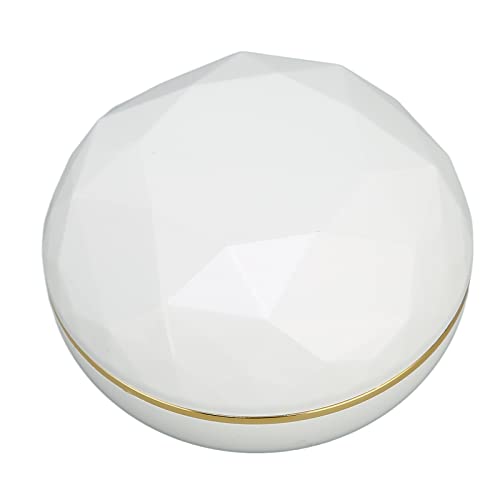 Changor LED Ring Box, elegante anello display box floccaggio fodera confezione regalo in plastica per la proposta di matrimonio per il fidanzamento per uomini donne(bianco)