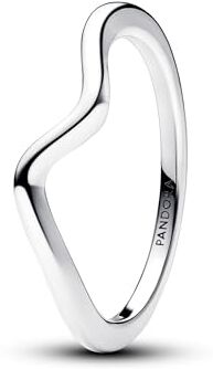 PANDORA Timeless Wave sterling silver ring, 50