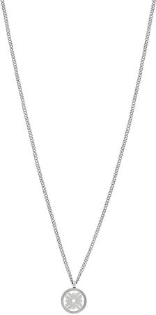 Emporio Armani Collana da uomo pendente in acciaio inossidabile, EGS3040040