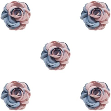 yuwqqoajv 5 Set di Spilla a fiore elegante e chic per spille a forma di corpetto di fiori in stoffa, alla moda, versatili e alla moda, come mostrato, Come mostrato 5Insieme