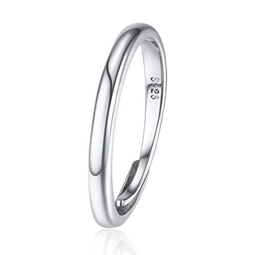 ChicSilver Anello Donna Aperto Argento 925, Anello in Argento Sterling 925, Anelli Donna Argento, Anelli Donna Regolabili Argento 925, Confezione Regalo