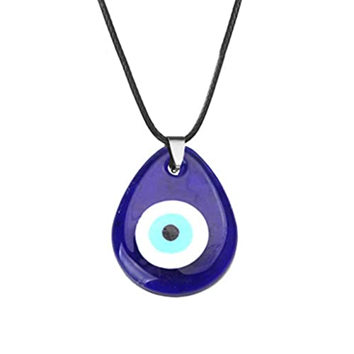 Wenyounge Cattivo occhio Collana Turco Greco Cattivo Occhio Con Ciondolo Protezione Occhi Grandi Protezione Occhi Blu Collana Pendente in Vetro Regalo Fortunato