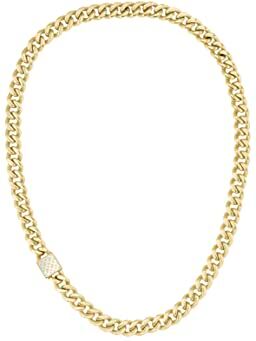 Boss Jewelry Collana a Catena da Donna Collezione Caly in Acciaio Inossidabile, Giallo Oro