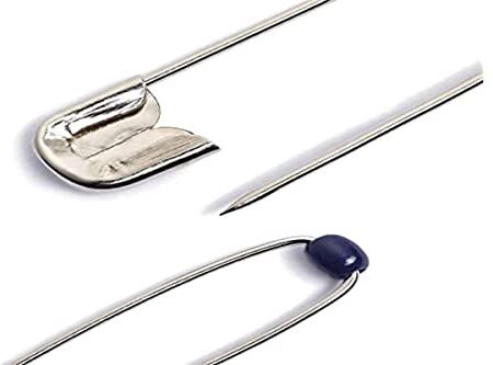 Prym Safety Pins, Lega di Acciaio, Silver, 48mm