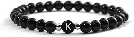 BERGERLIN Bracciale nero (lettera K)