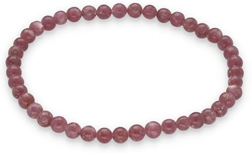 Lebensquelle Plus Mini bracciale a sfera   4 mm   bracciale con pietre preziose di alta