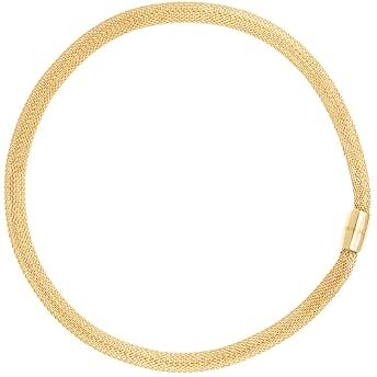 Breil , Collezione Magnetica System, Girocollo Soft, Collana Donna in Acciaio Lucido IP Gold, Versatile, con Elementi Modificabili e Chiusura Magnetica Lunghezza 45cm, Gold