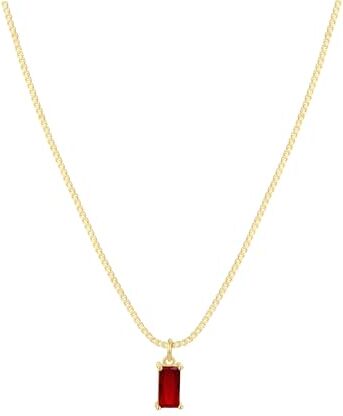 FUNEIA Diamanti Collana Donna Oro Collana Pietra di Nascita Smeraldo Madri Collana Dorata Sottile Collana Pendente di Zirconi Cubici Blu Verdi Regali di Compleanno Choker Ragazze Mamma Gioielli