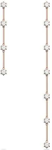 Swarovski Orecchini Nessun tipo di metallo Constella, Asimmetrico, Bianco, Placcato color oro Rosa