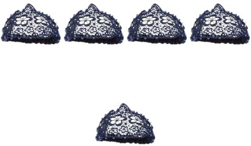 POPETPOP Elastico 5 Pz per accessori da viaggio decorazioni per matrimoni tiara arredamento perla artificiale decorativa copricapo d'epoca bosso di prugna accessori per sposa