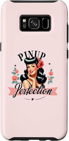 Retro Chic Pin-Up Boutique Custodia per Galaxy S8+ Perfezione pinup vintage con stile classico ed eleganza