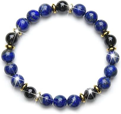 Generic Lapis Onyx Lucky Feng Shui Braccialetto, Hello Money Braccialetto, Imprenditore Business Relationship Braccialetto, Braccialetti per Uomini e Donne con obiettivi di prosperità del Denaro