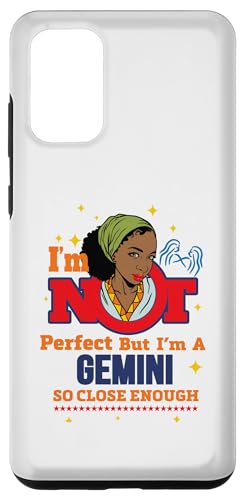 Gemini Shopp Custodia per Galaxy S20+ Non sono perfetta, sono solo un Gemelli, compleanno di maggio e giugno, donne