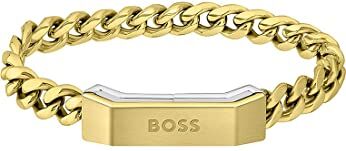 Boss Jewelry Braccialetto a catena da uomo Collezione CARTER disponibile in Yellow Gold M