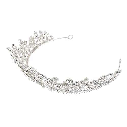 FOMIYES Nuziale Copricapo Da Sposa Regina Di Strass Diadema Di Diamanti Da Sposa Matrimonio Per Ragazze Sposa Abito Da Sposa Diadema Lega Pezzo Di Vestito Da Sposa Banchetto