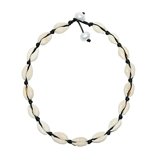 MenYiYDS Collana girocollo con conchiglia da donna, Braccialetti Hawaii per ragazze Lady