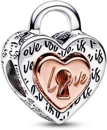 Pandora Charm Momenti  Cuore diviso