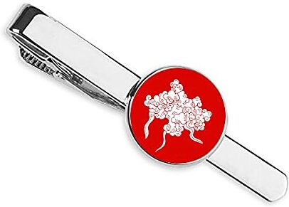 OFFbb-USA Bella Ricca Fiori Cravatta Tie Clip Bar Regalo Uomo d'affari