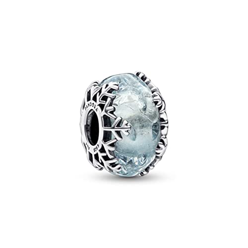 Pandora Charm Momenti  blu murano