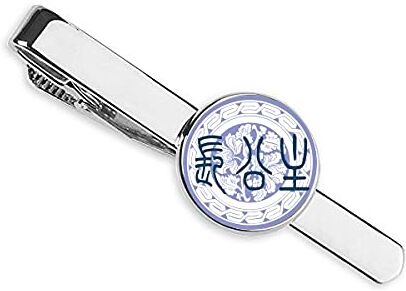 OFFbb-USA Grande Principessa Cina Antica Fiore Modello Cravatta Tie Clip Bar Regalo Uomo D'affari