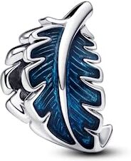 Pandora Charm Moments 792576C01 piuma blu