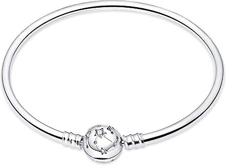 HappyStar Bracciale Donna Argento 925, Bracciali Bead Charm Da Donna,Braccialetto in Argento Sterling con chiusura Regali per donne.