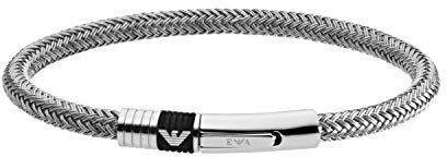 Emporio Armani Bracciale Da Uomo, Bracciale In Acciaio Inossidabile, EGS1623040