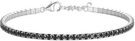 LES FOLIES DI PAOLA GRIECO Bracciale Unisex Tennis Nero in Argento 925 rodiato Collezione Rainbow Les Folies (16)